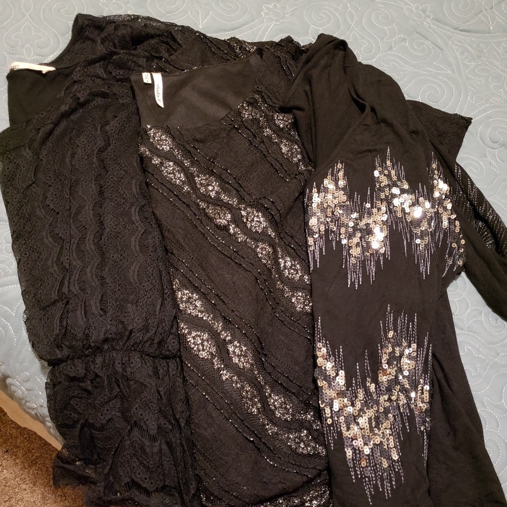 3 black tops